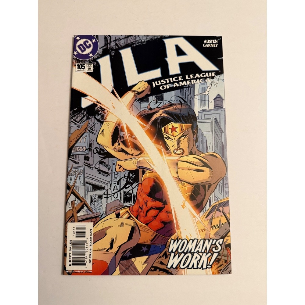 Justice League of America Comic Book 105 Austen Garney Wonder Woman DC Comics
